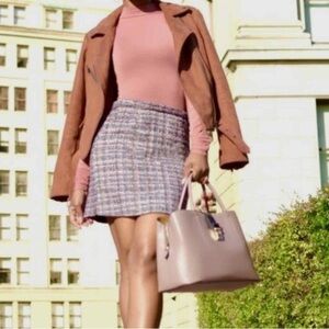 Missguided Mauve Pink Moto Jacket